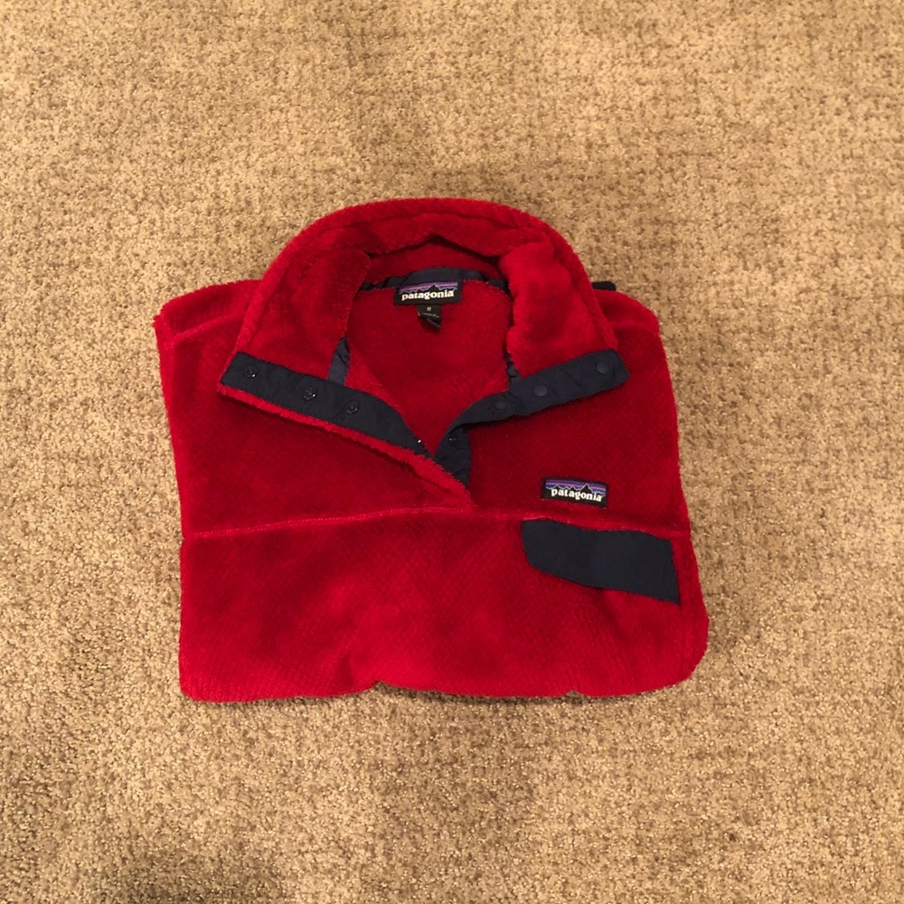 Red PATAGONIA Re-Tool Pullover